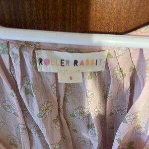 Roller Rabbit Pink Floral Dress Small